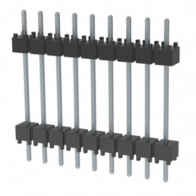 DW-09-10-T-S-600 by Samtec Inc. - CONNECTOR HDR 9POS 0.1 STACK T/H TIN