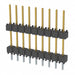 DW-09-10-S-S-450 by Samtec Inc. - CONNECTOR HDR 9POS 0.1 STACK T/H GOLD