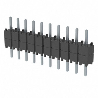 DW-10-07-T-S-200 by Samtec Inc. - CONNECTOR HDR 10POS 0.1 STACK T/H TIN