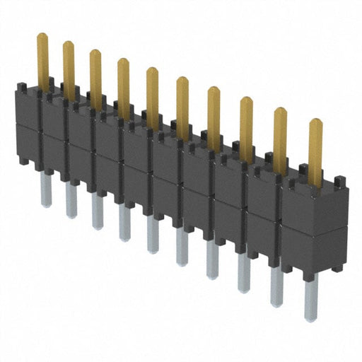 DW-10-07-F-S-200 by Samtec Inc. - CONNECTOR HDR 10POS 0.1 STACK T/H