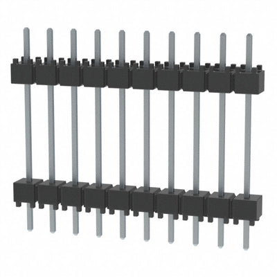 DW-10-10-T-S-600 by Samtec Inc. - CONNECTOR HDR 10POS 0.1 STACK T/H TIN