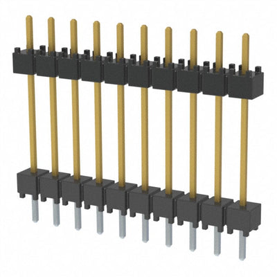 DW-10-10-S-S-600 by Samtec Inc. - CONNECTOR HDR 10POS 0.1 STACK T/H