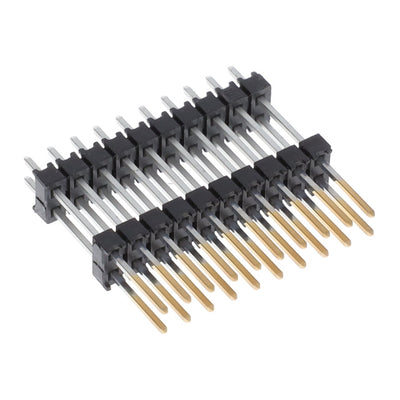 DW-10-11-F-D-500 by Samtec Inc. - CONNECTOR HDR 20POS 0.1 STACK T/H
