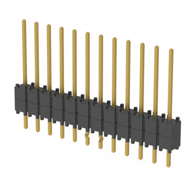 DW-12-09-G-S-200-LL by Samtec Inc. - CONNECTOR HDR 12POS 0.1 STACK T/H
