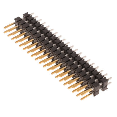 DW-20-15-L-D-280 by Samtec Inc. - CONNECTOR HDR 40POS 0.1 STACK T/H