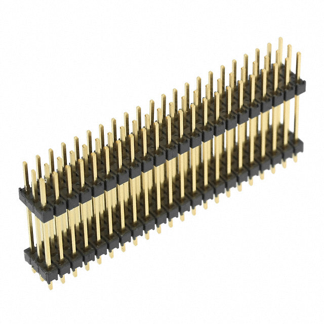 DW-22-12-G-T-670 by Samtec Inc. - CONNECTOR HDR 66POS 0.1 STACK T/H