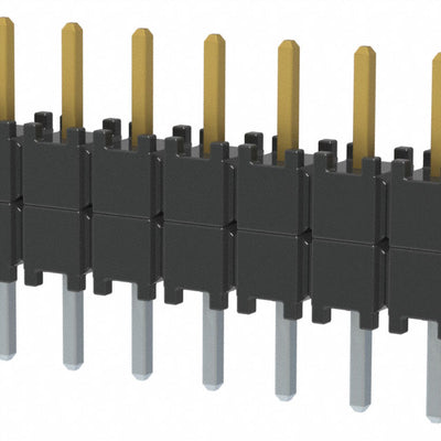 DW-24-07-F-S-200 by Samtec Inc. - CONNECTOR HDR 24POS 0.1 STACK T/H