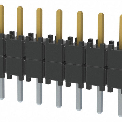 DW-12-07-L-S-200 by Samtec Inc. - CONNECTOR HDR 12POS 0.1 STACK T/H