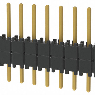DW-16-08-G-S-200 by Samtec Inc. - CONNECTOR HDR 16POS 0.1 STACK T/H
