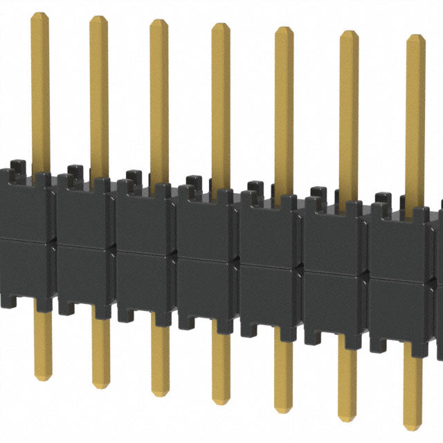 DW-16-08-G-S-200 by Samtec Inc. - CONNECTOR HDR 16POS 0.1 STACK T/H