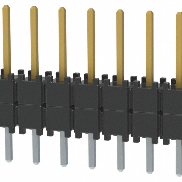 DW-14-08-S-S-200 by Samtec Inc. - CONNECTOR HDR 14POS 0.1 STACK T/H