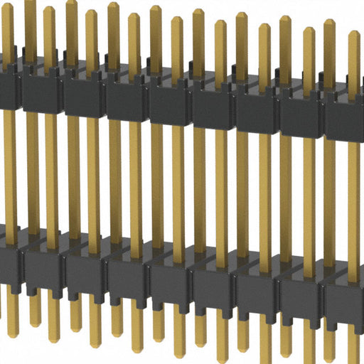 DW-46-10-G-D-500 by Samtec Inc. - CONNECTOR HDR 92POS 0.1 STACK T/H