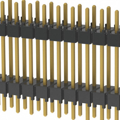 DW-21-10-G-D-500 by Samtec Inc. - CONNECTOR HDR 42POS 0.1 STACK T/H