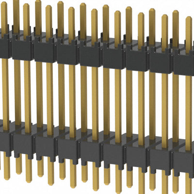 DW-13-10-G-D-500 by Samtec Inc. - CONNECTOR HDR 26POS 0.1 STACK T/H