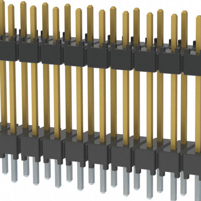 DW-32-10-S-D-500 by Samtec Inc. - CONNECTOR HDR 64POS 0.1 STACK T/H