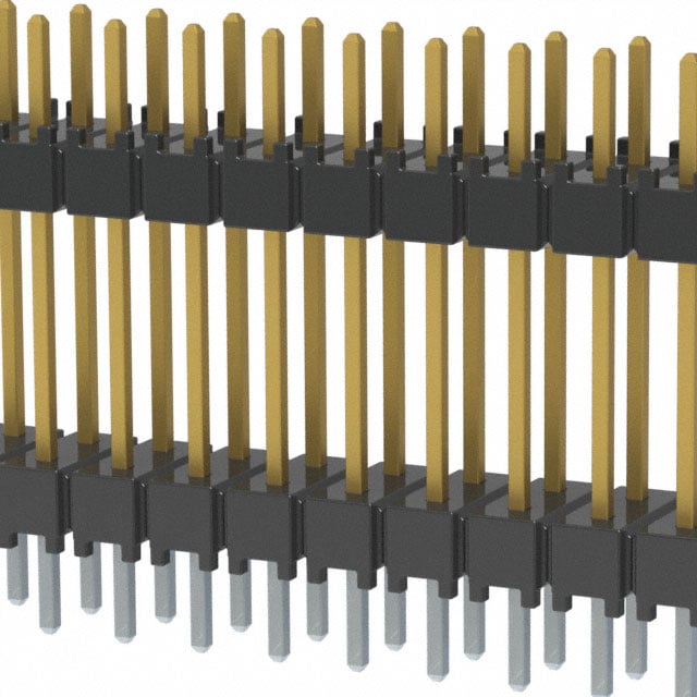 DW-12-10-F-D-500 by Samtec Inc. - CONNECTOR HDR 24POS 0.1 STACK T/H