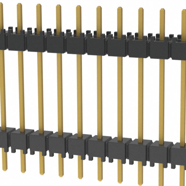 DW-27-10-G-S-600 by Samtec Inc. - CONNECTOR HDR 27POS 0.1 STACK T/H