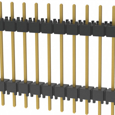 DW-25-10-G-S-600 by Samtec Inc. - CONNECTOR HDR 25POS 0.1 STACK T/H