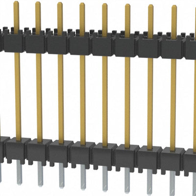 DW-24-10-L-S-600 by Samtec Inc. - CONNECTOR HDR 24POS 0.1 STACK T/H