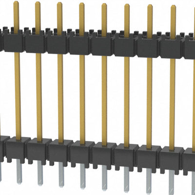 DW-12-10-L-S-600 by Samtec Inc. - CONNECTOR HDR 12POS 0.1 STACK T/H