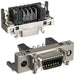 DX10G1M-14SE by Hirose Electric Co Ltd - CONNECTOR MINI HD RCPT 14P R/A SOLDER