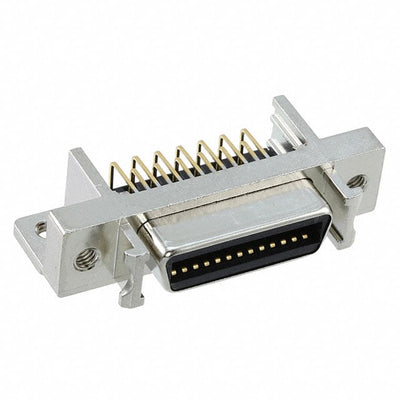 DX10M-26S(50) by Hirose Electric Co Ltd - CONNECTOR MINI HD RCPT 26P R/A SOLDER