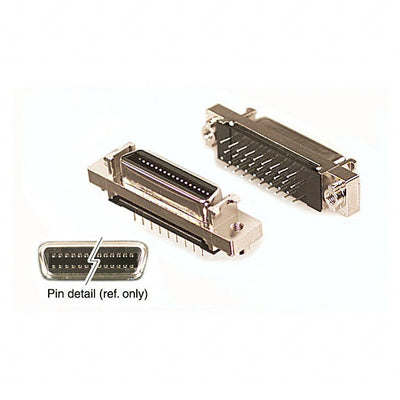 DX20M-36S by Hirose Electric Co Ltd - CONNECTOR MINI HD RCPT 36P PCB SOLDER