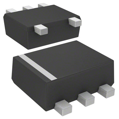 DZ5S062D0R by Panasonic Electronic Components - DIODE ZENER ARRAY 6.2V SSMINI5