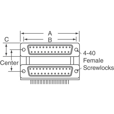189-037-412-571 by NorComp Inc. - CONNECTOR D-SUB PLUG/RCPT 37P RA SLDR