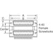 189-037-412-571 by NorComp Inc. - CONNECTOR D-SUB PLUG/RCPT 37P RA SLDR