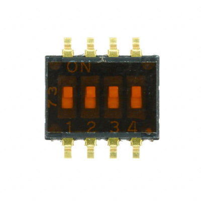 KAN1104RT by E-Switch - SWITCH SLIDE DIP SPST 25MA 24V