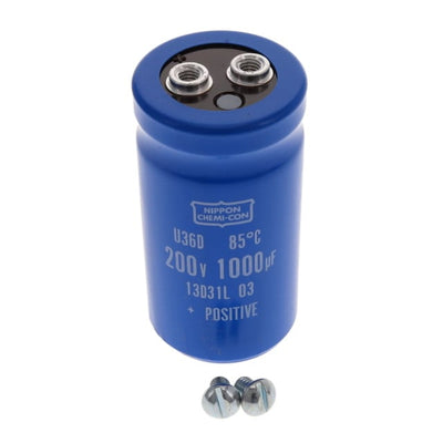 E36D201LPN102TA67U by United Chemi-Con - ALUMIN CAP 1000UF 200V SCREW