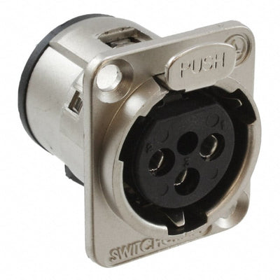 E3FSC by Switchcraft Inc. - CONNECTOR PLUG FMALE XLR 3P SLDR CUP