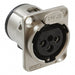 E3FSC by Switchcraft Inc. - CONNECTOR PLUG FMALE XLR 3P SLDR CUP