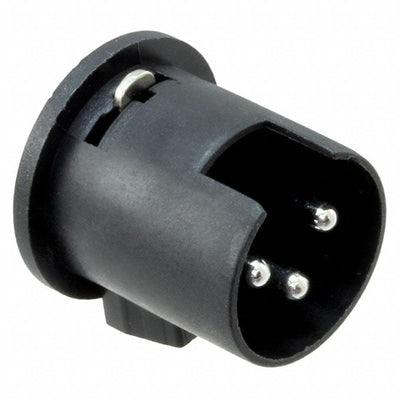 E3MSCQG by Switchcraft Inc. - CONNECTOR MALE INSERT XLR 3P SLDR CUP