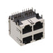 E5908-57A132-L by Pulse Electronics - CONNECTOR MOD JACK R/A 8P8C SHIELDED