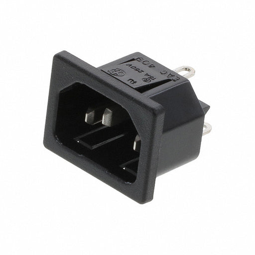 EAC409060 by Switchcraft Inc. - PWR ENT RCPT IEC320-C14 PNL SLDR