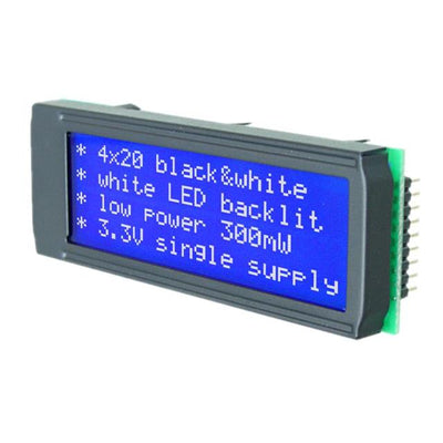 EA DIP205B-4NLW by Display Visions - LCD MOD 80DIG 20X4 TRANSMISV WHT