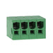 EB167A-04-H-180 by Adam Tech - TERM BLK4POS TOP ENTRY 10MM PCB