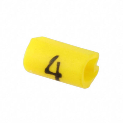 EC0026-000 by TE Connectivity Raychem Cable Protection - WIRE MARKER PUSH ON 4.5MM YELLOW