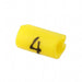 EC0026-000 by TE Connectivity Raychem Cable Protection - WIRE MARKER PUSH ON 4.5MM YELLOW