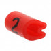 EC0180-000 by TE Connectivity Raychem Cable Protection - WIRE MARKER PUSH ON 4.5MM RED