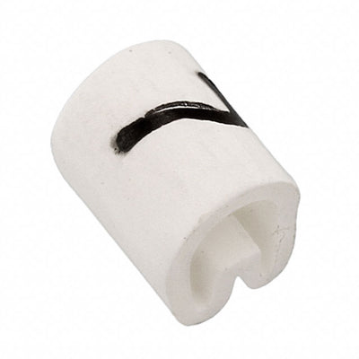 EC0387-000 by TE Connectivity Raychem Cable Protection - WIRE MARKER PUSH ON 4.5MM WHITE