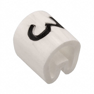 EC0585-000 by TE Connectivity Raychem Cable Protection - WIRE MARKER PUSH ON 4.5MM WHITE
