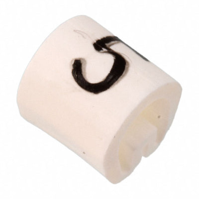 EC0587-000 by TE Connectivity Raychem Cable Protection - WIRE MARKER PUSH ON 4.5MM WHITE