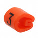 EC0787-000 by TE Connectivity Raychem Cable Protection - WIRE MARKER PUSH ON 4.5MM ORANGE