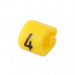 EC0789-000 by TE Connectivity Raychem Cable Protection - WIRE MARKER PUSH ON 4.5MM YELLOW
