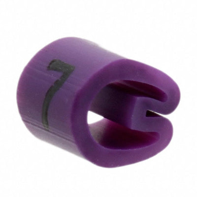 EC0820-000 by TE Connectivity Raychem Cable Protection - WIRE MARKER PUSH ON 4.5MM VIOLET