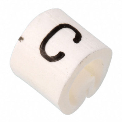EC0834-000 by TE Connectivity Raychem Cable Protection - WIRE MARKER PUSH ON 4.5MM WHITE