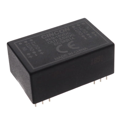 EC3AB14 by Cincon Electronics Co. LTD - DC DC CONVERTER +/-5V 3W
